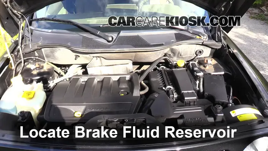 2008 Jeep Patriot Sport 2.4L 4 Cyl. Brake Fluid Add Fluid